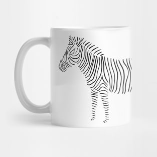 Mono zebra Mug